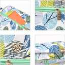 G-LEAF Bible Cover Case/Book Cover, Bible Case for Women, Bible Cover Bags Floral Pattern With Handle Fits for Standard Size Bible, 9.5x6.7x2.5 In