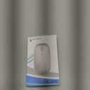 Wireless Bluetooth Mouse Rechargeable Laptop Mice with LED Lights Silent Slim Use(BT5.2 and 2.4G Portable USB Receiver)Dual Mode Computer Mouse for Laptop/iPad/Tablet/Apple/Computer/Mac(Silver)