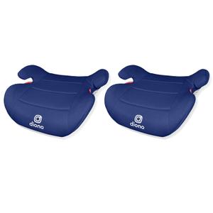 Diono Solana Lite Backless Booster Car Seat Pack of 2, Lightweight & Portable for Travel, Machine Washable Covers, 40-100 lbs, Blue Surge, Mfd:  04/18/2026