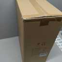 YKLITG 30" Large Farmhouse Bathroom Vanity Light, 3-Light Handmade Wood Vanity Lights with Bubble Glass Shades, Rustic Wall Sconce Over Mirror for Bathroom, Dressing Room, Kitchen .BD051-4-BW