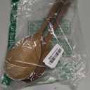 Kitchen Wooden Cooking Spoon, Solid Acacia Wood Serving Spoons for Mixing Stirring, Nonstick Kitchen Utensils Tableware Ladle Scoop for Soup Stews Salad Pasta Sauce Chili (2 Pieces)