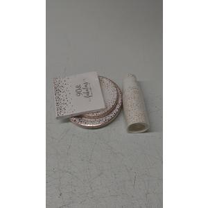 Crisky Rose Gold Foil 90 Fabulous Napkins Plates Cups Set for Women 90th Birthday Party Decorations Supplies, Disposable Tableware Set of 24 (9" Plates, 7" Plates, Luncheon Napkins, 9oz Cups) (Regular)