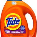 Tide Laundry Detergent Liquid, Spring Meadow Scent, 64 Loads, 84 fl oz, Works on 100% of Common Stains