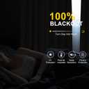 PONY DANCE Linen 100% Blackout Curtains 84 inches Long for Bedroom Living Room Darkening Full Black Out Rod Pocket Back Tab Textured Thermal Insulated Window Curtain Drapes, 2 Panels Set, Linen/Burlap