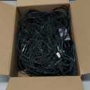 12 Ft x 5 Ft 360 LED Christmas Net Lights, 8 Modes Waterproof With Timer Low Voltage Connectable Mesh Lights for Trees, Bushes, Shurb, Garden, Outdoor Decoration (1 Pack, Green Wire, Warm White)