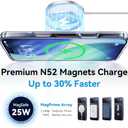 CASEKOO Ultra Magnetic Stand for iPhone 17 Pro Max Case Clear [Compatible with MagSafe] [16FT Military-Grade Protection] Transparent Slim Phone Ring 17 Pro Max Phone Cover 6.9 inch, Clear