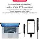 128GB Voice Recorder with Noise Cancellation - Clear Audio Recording for Meetings, Lectures & Interviews | Portable Digital Recorder for Students, Professionals & Work