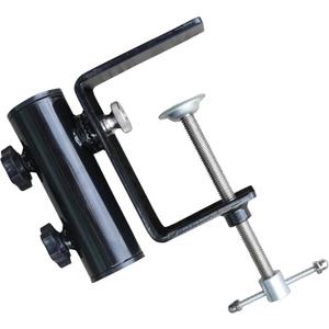 AMMSUN Heavy Duty Upgraded Patio Umbrella Clamp Clip Steel Umbrella Stand Holder Fit Square Balcony Railings Mount Attaches to Railsor Fence Post Railing Bleachers Benches Tailgates Outdoor, 2.62 lbs