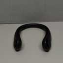 JISULIFE Portable Neck Fan, Hands-Free Bladeless, 5 Speeds, 4000 mAh Battery Operated Wearable Personal Fan, Twistable, Rechargeable, Gift for Women Men-Black