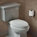 "KOHLER 4636-RL-95 Cachet ReadyLatch Elongated Toilet Seat Slow Close, Soft Close Toilet Seat Quiet Lid, Contoured Grip-Tight Bumpers Installation Hardware, Apartment Essentials, Ice Grey "