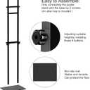 KOOV Poster Stand for Display, Sign Holder Floor Stand, Double Sided Banner Stand with Non-Slip Base, Heavy Duty 75 Height Adjustable Standing Sign Holder for Board Foam (Double-Pole Sign Stand, Pack of 1)