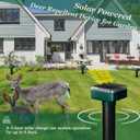 Deer Repellent,Deer and Rabbit Repellent,Deer Repellent Devices,for Garden&Outdoor,Deer Repellent for Plants&Trees,Deer Deterrent,Solar Deer Repellent Devices,Sonic&Waterproof (4)