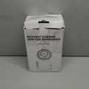 Rotary Cheese Grater Shredder with Handle Handheld Round Mandoline Vegetable Slicer Carrot Shredder Nut Grinder with 3 Replaceable Stainless Steel Drum Blades and Upgrade Strong Suction, Grey/Cyan