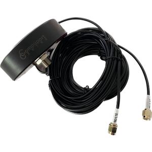 CompuPort 5G LTE Puck Antenna Omni-Directional high-gain MIMO Dual Diversity with SMA Male 15' Cables, Works with Sierra Airlink, Microhard, Digi, Teltonika, Cradlepoint and Any SMA 4G/5G Gateways.