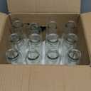 Lyellfe Set of 12 Glass Bud Vase, Clear Vases for Flowers, Small Vintage Floral Vase in Bulk for Centerpieces, Office, Dinning Table, Wedding Reception