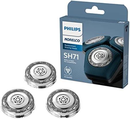 Philips Norelco Genuine SH71/52 Shaving Heads Compatible with Norelco Shaver Series 5000, 5000 Angular 6000, 6000 Angular, and 7000, Angular