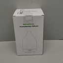 InnoGear Oil Diffuser, 300ML Ceramic Diffuser for Essential Oils Handcrafted Aromatherapy Diffuser Ultrasonic Cool Mist Humidifier with 4 Timers Waterless Auto Off for Room Office, White (Large)