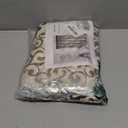 Fabric Shower Curtain, Black and Beige Boho Medallion Print Shower Curtains for Bathroom, 72" W x 72" H