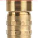 Brass, Water Pressure Regulator, Garden Hose Pressure Reducer, 40-50 psi, 3/4" Hose