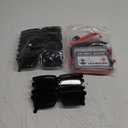 Umigy 24 Pcs Secret Agent Name Tags and See Behind You Sunglasses Secret Agent Badge Rear View Mirror Sunglasses Detective Glasses for Escape Room Party Favors Detective Party Supplies