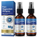 Generic Magnesium Spray Pack of 2 - Magnesium Oil for Feet - 100% Natural Topical Magnesium Oil Spray - Organic Concentrated Magnesium Chloride Oil