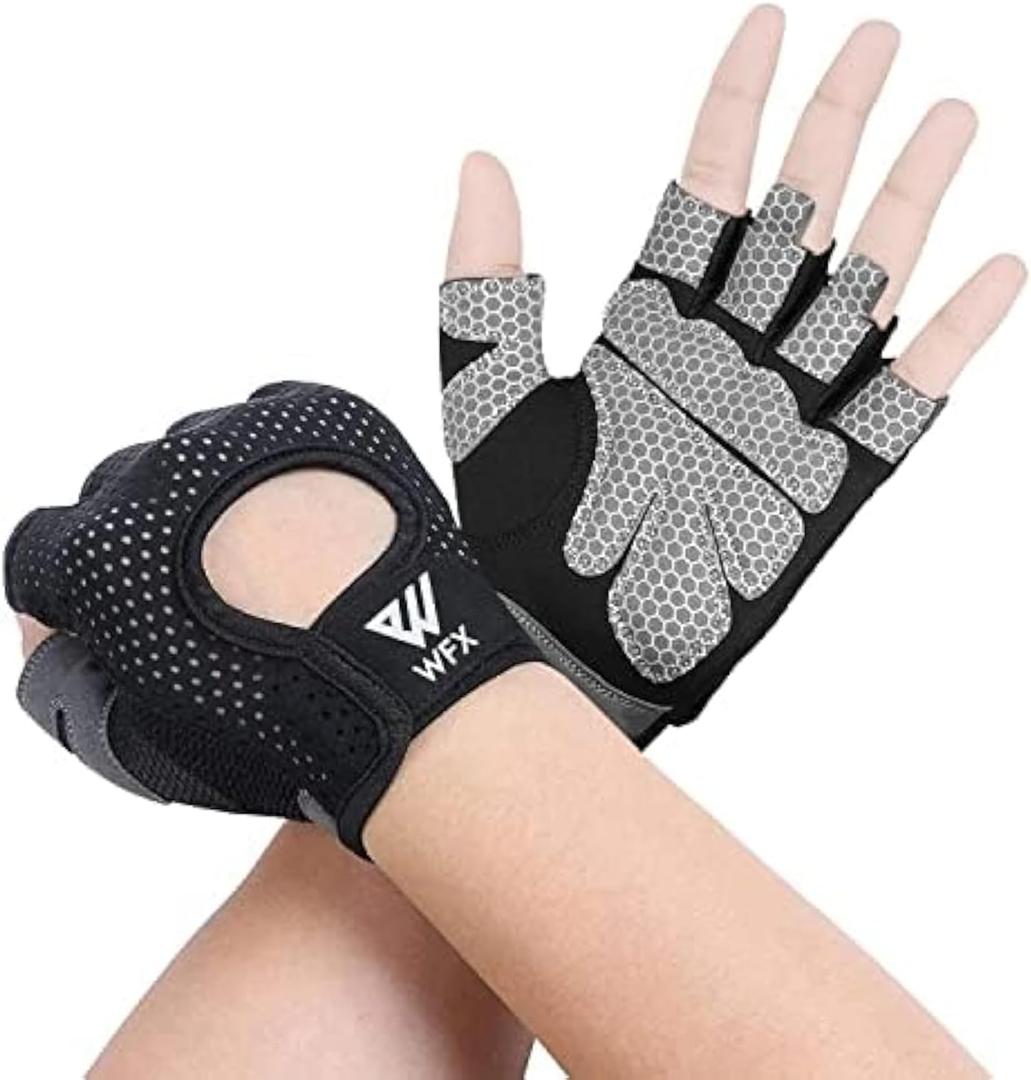 Weight Lifting Gloves for Men Women Gym Gloves with Wrist Wrap Support for Workout Training Exercise Fitness Hanging, Pull ups for Dumbbell, Cycling (Small, Blacks)