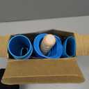 Holikme 2 Pieces Dryer Vent Cleaner Kit, Dryer Lint Vacuum Attachment and Flexible Dryer Lint Brush, Dryer Vent Vacuum Hose Attachment,Blue