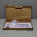 Wireless Keyboard and Mouse Combo, Full-Sized Wireless Keyboard and Adjustable DPI Mouse, 2.4GHz USB Receiver, Silent Keyboard and Mouse for PC, Windows, MAC, Desktop, Laptop(Purple)