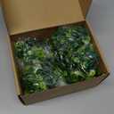 6FT Eucalyptus Garland with Flowers, 2 Pack Artificial Greenery Garland Hanging Faux Eucalyptus Garland Suitable for Table Wedding Backdrop Arch Wall Party UV Protected Indoor Outdoor Decor