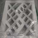 Cut-Out Design 16" Short Dog Gate for Small Dogs, Foldable Retractable Puppy Gate Indoor - Freestanding Lightweight Pet Barrier for Doorways, Stairs, Hallways (Extends to 35", White)