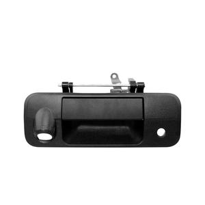Gledewen 81214 Metal Upgraded Tailgate Handle Liftgate Latch Handle with Rear Camera Hole, Compatible with 2007-2013 Toyota Tundra, Replaces# 690900C051