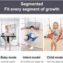Toddler&2-in-1 Baby Swing - Adjustable Rope Swings Seat for Kids | Indoor & Outdoor Durable Backyard Swing Set for Infants & Toddlers (Gray)