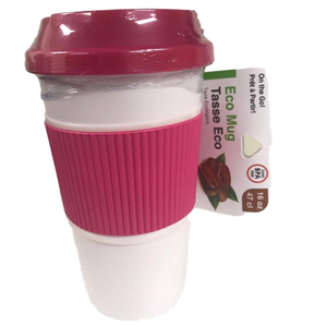 Fill Brew Eco Mug 16 oz, Pink