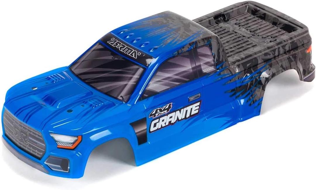 ARRMA 1/10 Painted Body, Blue: Granite 4X4 MEGA, ARA402302
