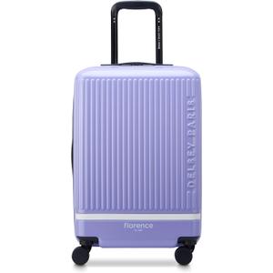 florence by mills Spin Me Away Hardside Expandable Luggage with Spinner Wheels, Lavender, Carry-On 20 Inch