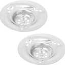 5 x ZPUFAW 2 Pack of Bathtub Drain Hair Catcher, Shower Drain Hair Catcher Shower Drain Strainer Easy Clean