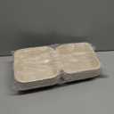 25 Pack Clamshell To Go Containers, 100% Compostable Disposable Take Out Food Containers, 6x6 inch Heavy-Duty To Go Boxes, Eco-Friendly Biodegradable Take Out Containers For Food