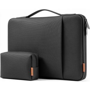 DOMISO 17.3 inch Laptop Sleeve Case Water Resistant Shockproof Protective Computer Bag for 17.3" Notebook/HP Pavilion Envy 17/Dell/IdeaPad/LG Gram/MSI with Accesory Bag,Black