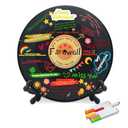 Farewell Guest Book Alternative Signature Vinyl Record Congrats, Retirement Party Vinyl Record Guest Book Supplies Decorations Going Away Gifts for Men Women, We Will Miss You Farewell Party 6 Pack