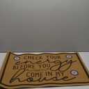 Check Your Energy Before You Come in My House Indoor Front Door Mat for Shoes by Door, Door Mats Outdoor Funny Door Mats for Outside Entry 30"X18" (Multi Color)