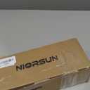 NIORSUN Solar Step Lights 6 Pack, Outdoor Stair Lights Waterproof IP67 with Auto On/Off - 3000K Warm White for Steps, Stairs, Deck, Patio, Yard, Porch, Garden, Sidewalk, Front Door