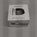 EasyHome Sleep Sound Machine White Noise Machines with 30 Soothing Sounds 12 Adjustable Night Light 10 Adjustment Brightness 32 Levels of Volume 5 Timers and Memory Function Home Travel Office (Black)