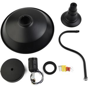 Vintage Wall Sconce, Lampshade, Retro, For Indoor Outdoor Use