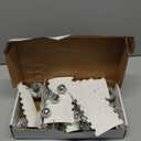 Sumind 8 Pack Disco Party Decorations Mini Disco Ball Garlands Silver Mirror Ball Hanging Banner Silver Streamer Curtains for Birthday Wedding Christmas Party Backdrop Supplies(1 Inch, 2 Inch)