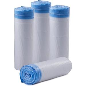 Smart Automatic Cat Litter Box - Self Cleaning Cat Litter Box with Built in Odor Eliminator -Works with Clumping Cat Litter (Self-Cleaning Litter Box) (Replacement Bags 4 Rolls)