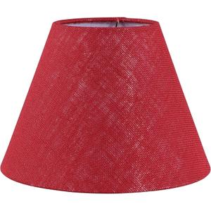 Aspen Creative 32995 Transitional Empire Shape Spider Construction Lamp Shade in Red, (6" x 11 7/8" x 9")