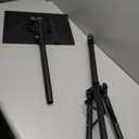 Projector Stand Tripod Adjustable, Laptop Height from 23.5 to 63.5 inches with Gooseneck Phone Holder, Floor for Office, Home, Stage, Studio, DJ Racks Holder Mount, 23.5inch-63.5inch (Black)