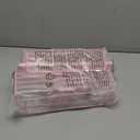 5 Pack Shower Caddy Organizer Rack Shelf for Inside Shower, Adhesive Bathroom Wall Storage Basket Rustproof Stainless Steel Shampoo Holder, Girly Bathroom Accessory Decor Set, Pink