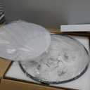 18 Inch Modern Flush Mount Ceiling Light, 4-Lights Black Round Light Fixture, Minimalistic Ceiling Lamp Fixture for Bedroom Laundry Room Bathroom Living Room