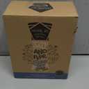 Home EC Premium Stainless Steel Sea Salt and Pepper Grinder Set of 2 - Adjustable Ceramic - Tall Glass Salt and Pepper Shakers - Kitchen Spice Mill W/Funnel & EBook